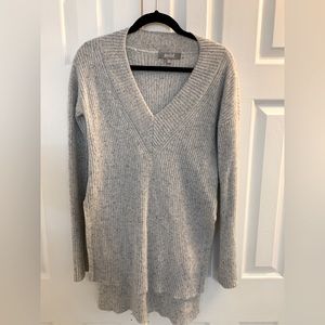Marled Cashmere V-Neck Tunic